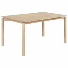 108551 Parkridge 59-inch Rectangular Dining Table White Washed