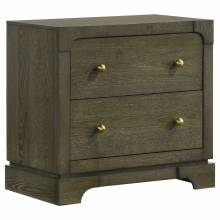 224932 Gran Park 2-drawer Nightstand Bedside Table Dark Cocoa