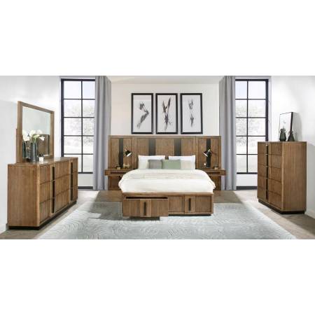 224900Q-S6P Terrace 6-piece Queen Panel Bedroom Set Ash Brown