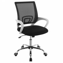 802014 Felton Upholstered Adjustable Home Office Desk Chair Black