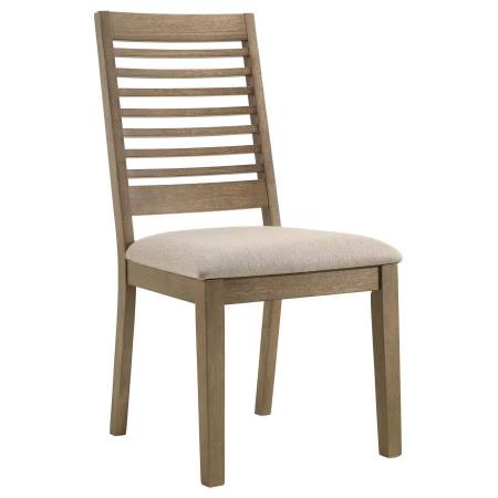 109182 Scottsdale Wood Dining Side Chair Washed Brown