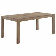 109181 Scottsdale 71-Inch Solid Wood Dining Table Washed Brown