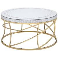 Amazon.com: LEEMTORIG Round Coffee Tables for Living Room, 2