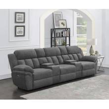 609541PT Bahrain 5-piece Power Home Theater Seating Charcoal