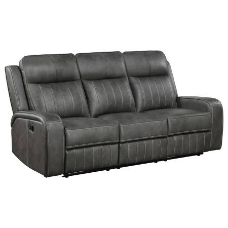 603191 Raelynn Upholstered Motion Reclining Sofa Grey
