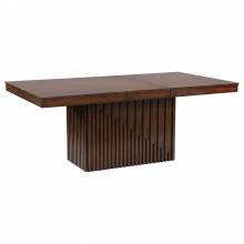 182991 Briarwood Rectangular Dining Table With 18″ Removable Extension Leaf Mango Oak
