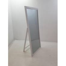 960963 Windrose Full Length Floor Standing Tempered Mirror With LED Lighting White