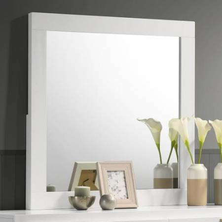224774 Caraway Dresser Mirror White