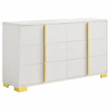 222933 Marceline 6-Drawer Dresser White