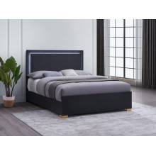 222831F Marceline Full Bed With LED Headboard Black