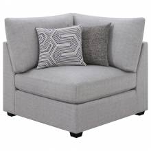 551512 Cambria Upholstered Corner Chair Grey