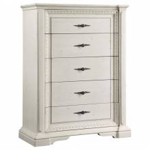 224615 Evelyn 5-Drawer Chest Antique White