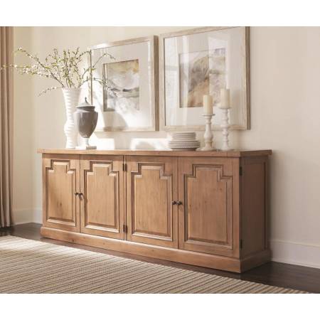 180205 Florence 4-door Sideboard Rustic Smoke