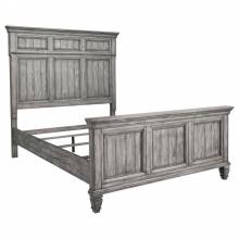 224031KE Avenue Eastern King Panel Bed Grey