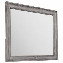 224034 Avenue Rectangular Dresser Mirror Grey