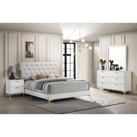224401Q-S5 Kendall 5-Piece Queen Bedroom Set White