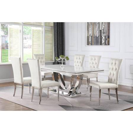 111101-S5W DINING TABLE 5 PC SET