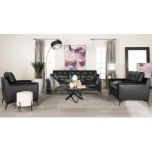 511131-S3 3PC SETS Moira Upholstered Tufted Sofa + Loveseat + Chair