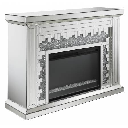 991048 Rectangular Freestanding Fireplace Mirror