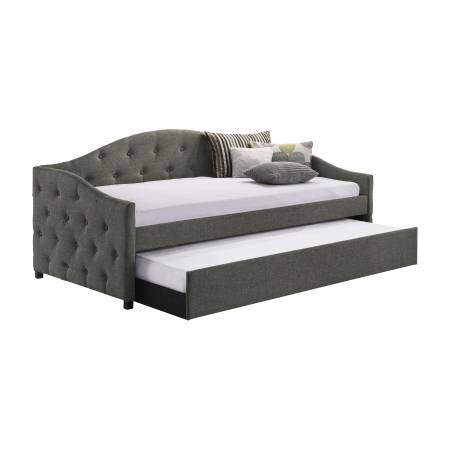 300638 Sadie Upholstered Twin Daybed With Trundle