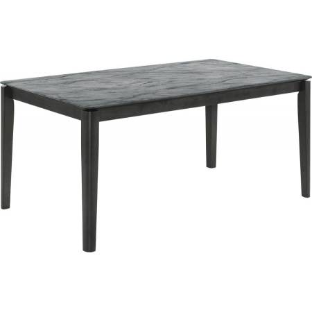 115111SLT Stevie Rectangular Dining Table with Faux Marble Top
