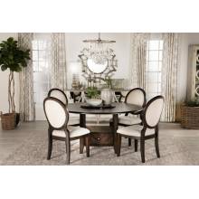 115101-S5 Twyla 5-piece Dining Set Dark Cocoa