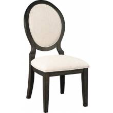 115102 Twyla Upholstered Dining Chairs with Oval Back