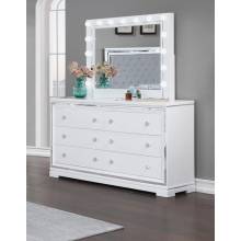 223563 Eleanor Rectangular 6-drawer Dresser White