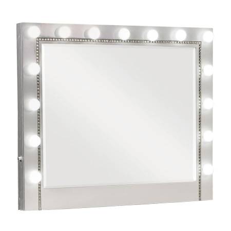 223464 Eleanor Metallic Rectangular Mirror with Light