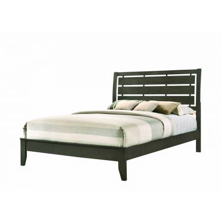 215841F Serenity Full Panel Bed Mod Grey
