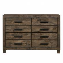 222633 Woodmont 8-Drawer Dresser Rustic Golden Brown