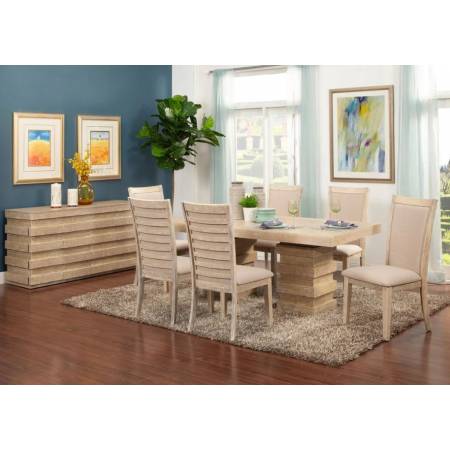 8470-01-7PC 7PC SETS Chiclayo Dining Table + 6 Side Chairs