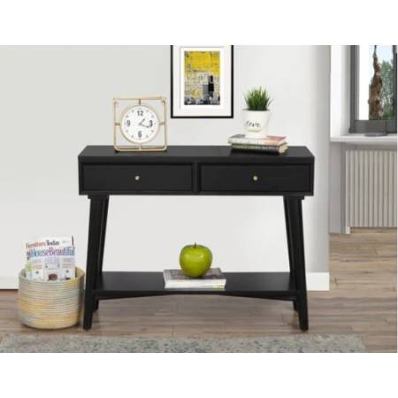 966BLK-63 Flynn Console Table, Black