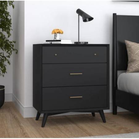 966BLK-04 Flynn Small Chest, Black