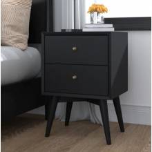 966BLK-02 Flynn Nightstand, Black