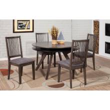 5164-03-5PC 5PC SETS Lennox Round Dining Table + 4 Side Chairs