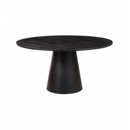3859-01 Cove Round Dining Table, Vintage Black