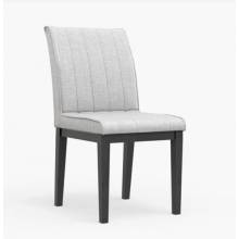 3859-02 Cove Upholstered Side Chairs, Vintage Black