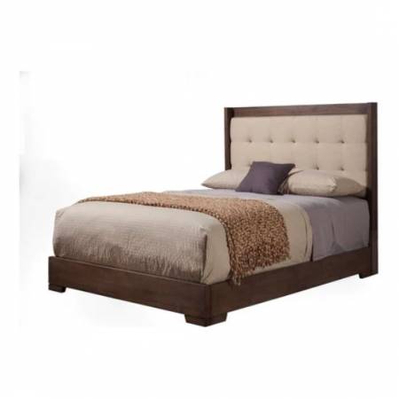 1100-01Q Savannah Queen Bed, Pecan