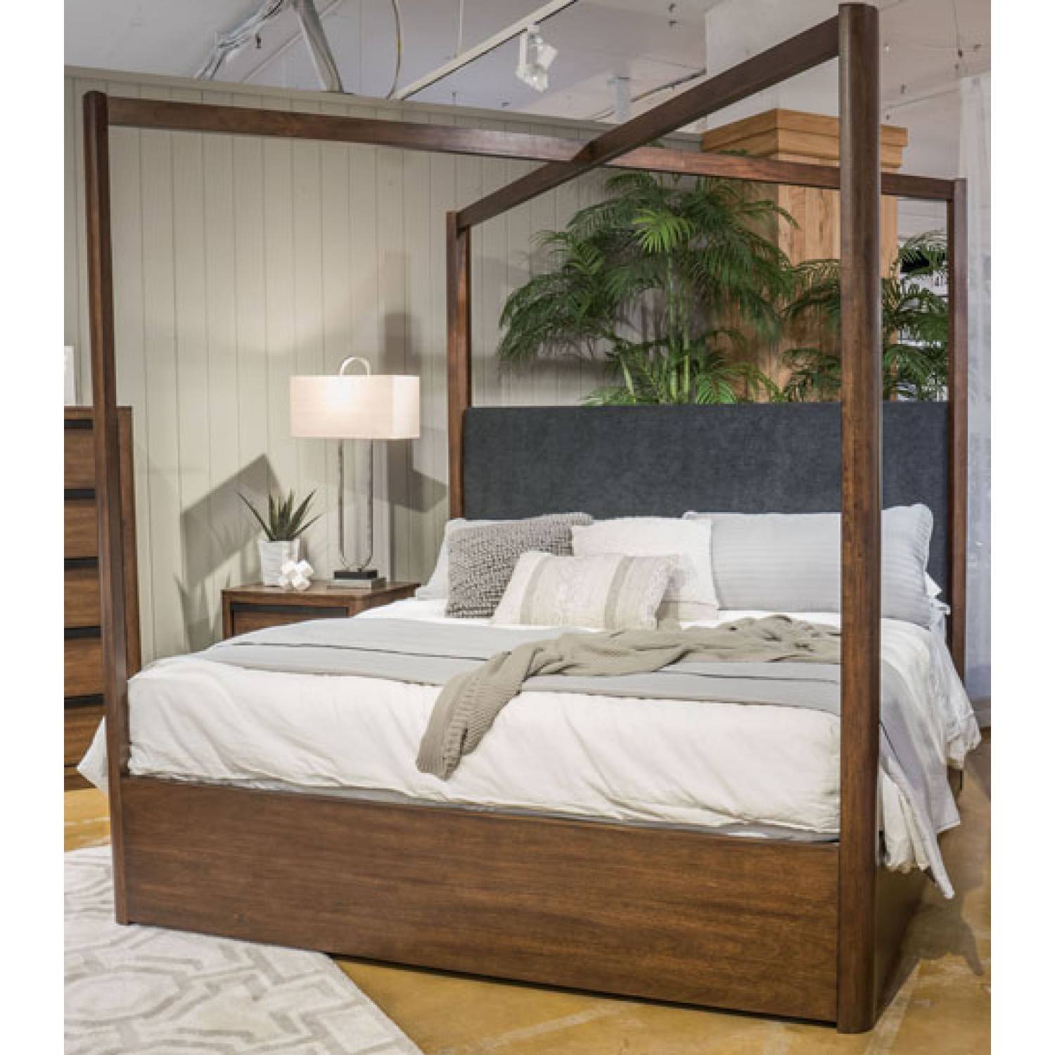 B857B2 Dilenno Queen Canopy Bed B857B2 Dilenno Queen Canopy Bed