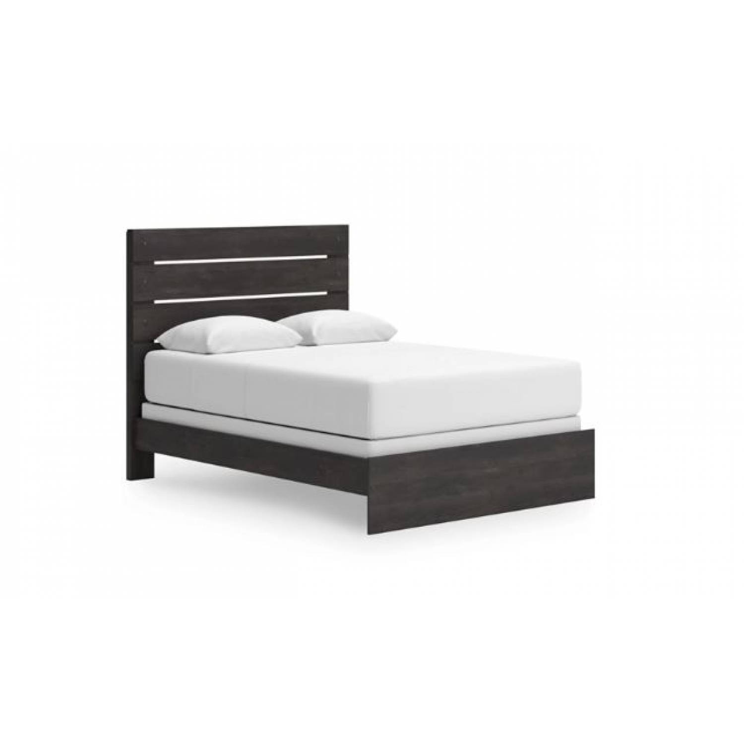 Hollivern King Panel Bed - Dark Gray Hollivern King Panel Bed - Dark Gray
