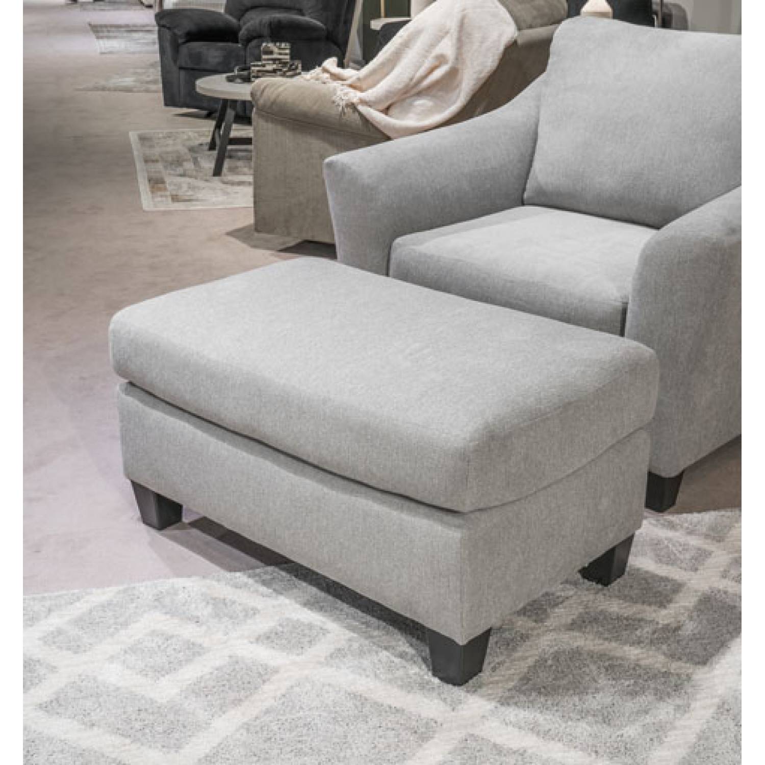 Willarae Ottoman - Taupe