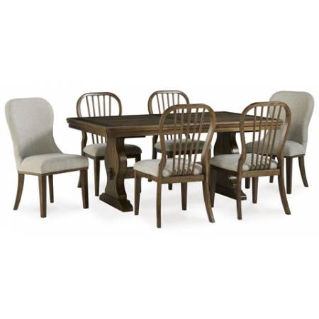 D787-35-01(4)-02(2) 7PC SETS Sturlayne Dining Extension Table