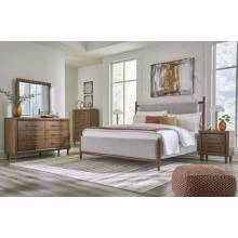 B615B2-4PC 4PC SETS Lyncott Queen Upholstered Panel Bed