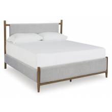 B615B2 Lyncott Queen Upholstered Panel Bed