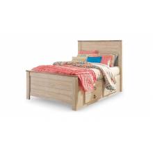 B267B21 Willowton Twin Panel Bed with 2 Storage Drawers