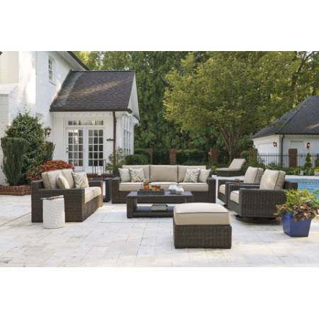 P784-838-835-821(2)-814 5PC SETS Coastline Bay Outdoor Sectional