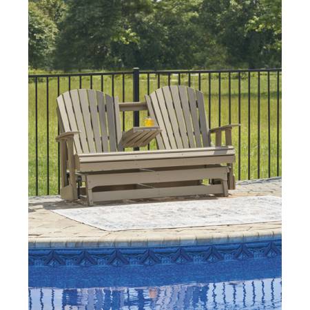 P114-835 Hyland wave Outdoor Glider Loveseat