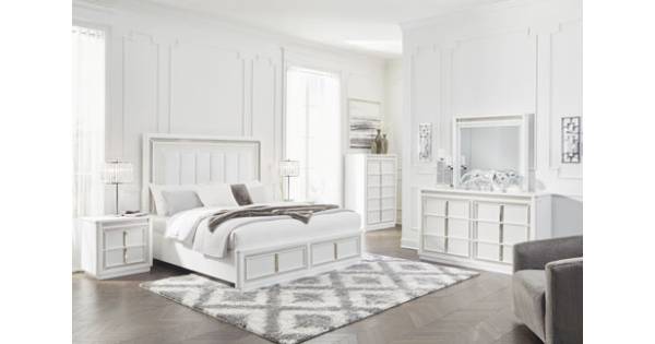 y.room様 Turin Light Grey and Black Lacquer Queen Platform Bed from