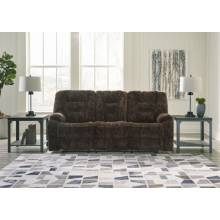 7450289 Soundwave Reclining Sofa with Drop Down Table